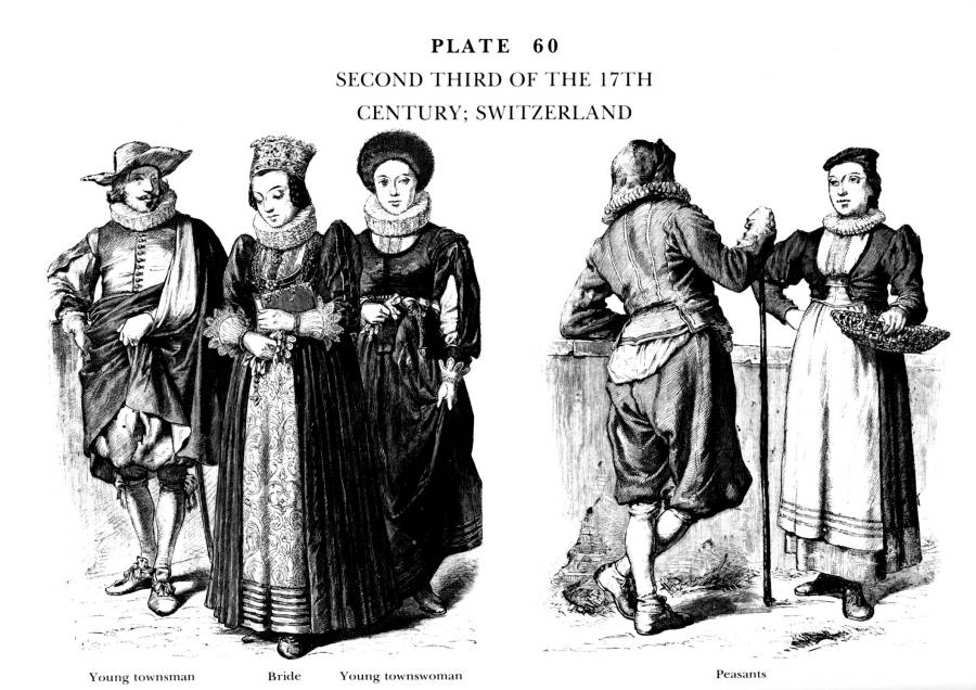 Planche 60a Deuxieme Tiers du XVIIe Siecle - Suisse - Second Third of the 17Th Century Switzerland.jpg